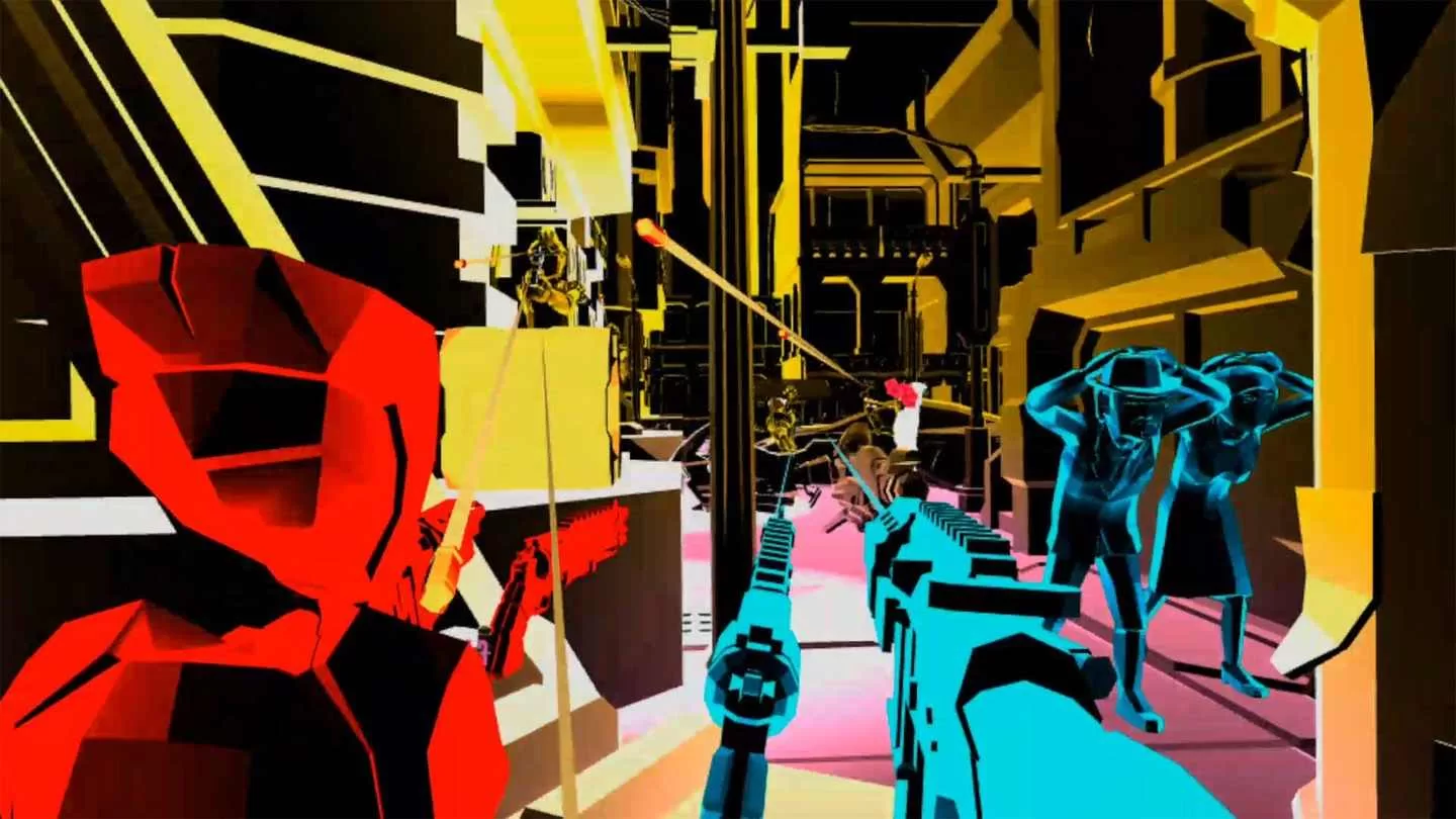 Oculus Quest game "Arcade Shooter" Cybercade Cybercade VR Oculus Meta Quest all-in-one shooting game