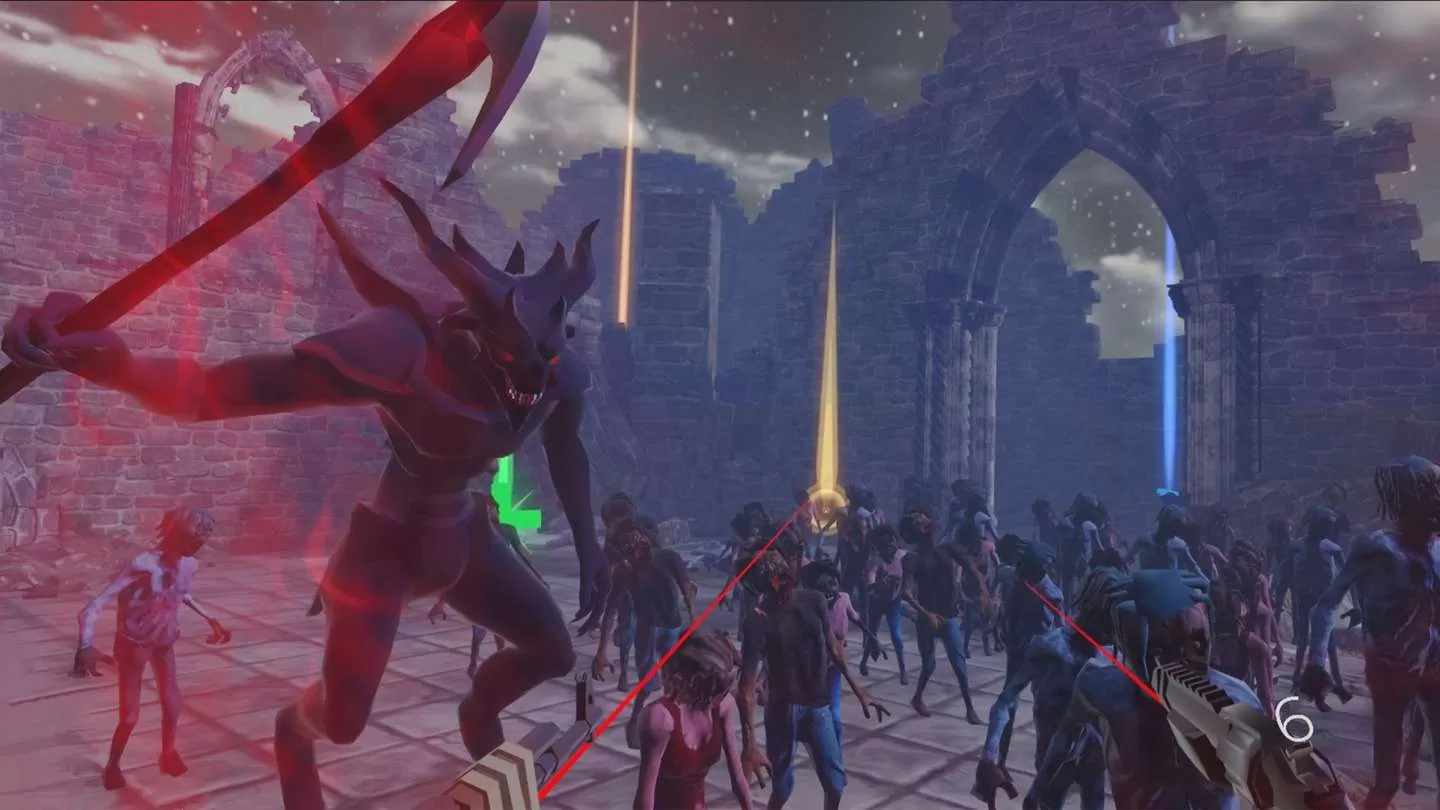 Oculus Quest game Monster Rampage VR Monster Rampage VR Oculus Meta Quest all-in-one shooting game