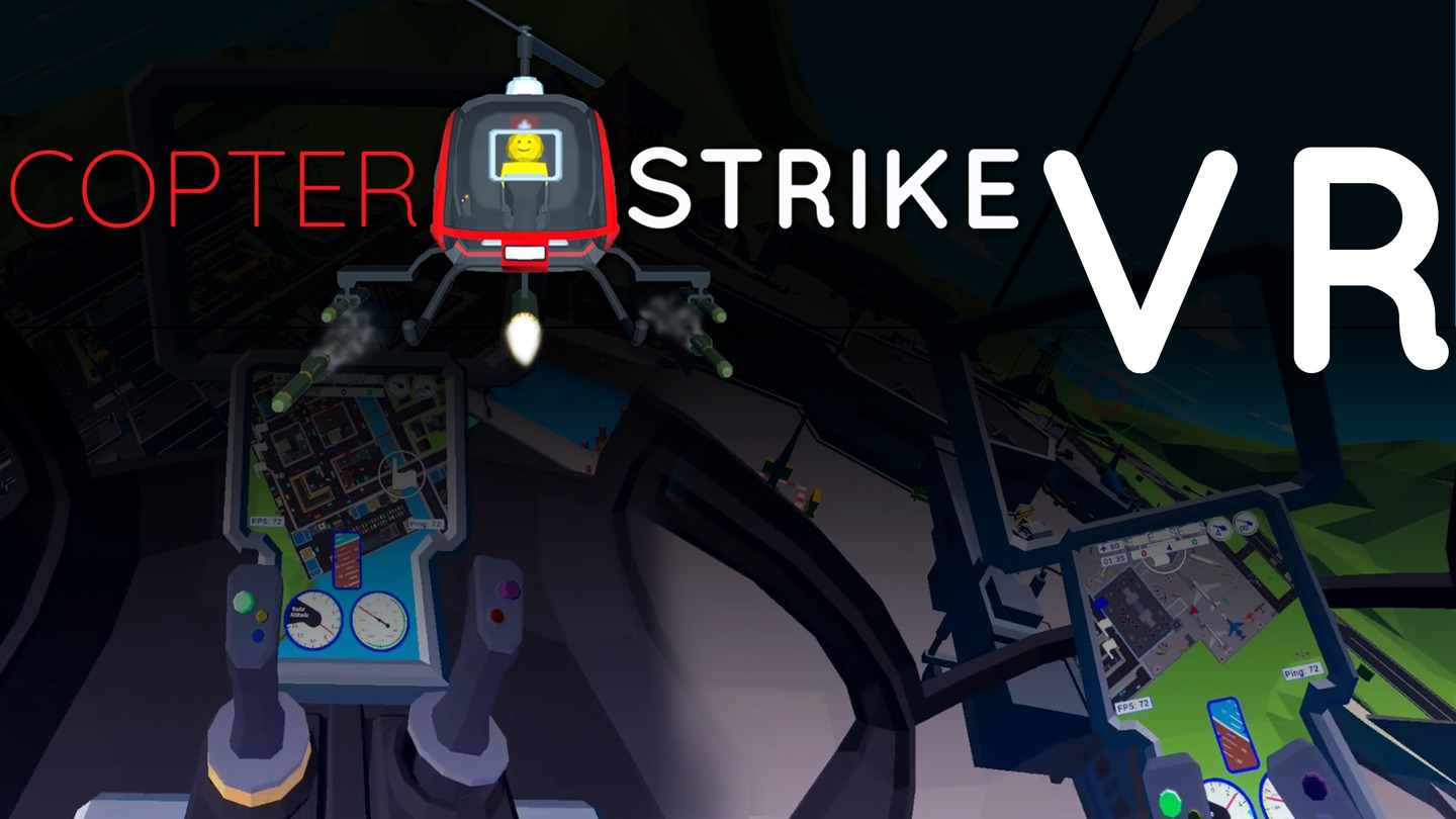 Oculus Quest 游戏《直升机打击 VR》Copter Strike VR Copter Strike VR Oculus Meta Quest all-in-one shooting game