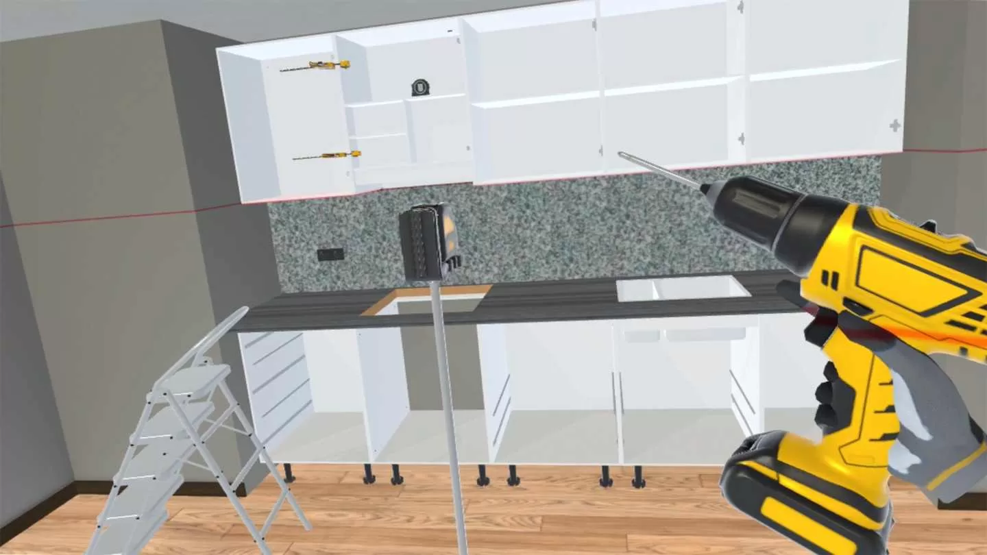 Oculus Quest game "Kitchen Assembly" Kitchen Assembly VR Oculus Meta Quest all-in-one kitchen tools game