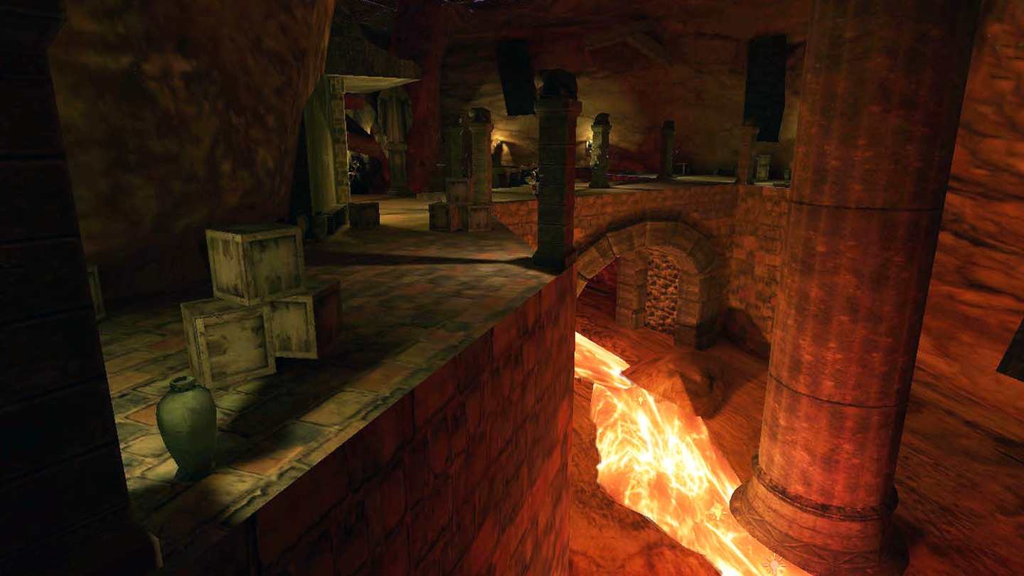Oculus Quest game Firedrake Crypts Of The Golem King Firedrake Crypts Of The Golem King VR Oculus Meta Quest all-in-one fighting game