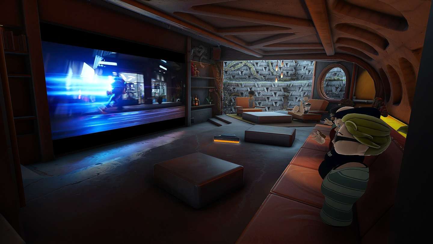 Oculus Quest 游戏《互动大屏幕》Bigscreen Beta Bigscreen Beta VR Oculus Meta Quest all-in-one video player