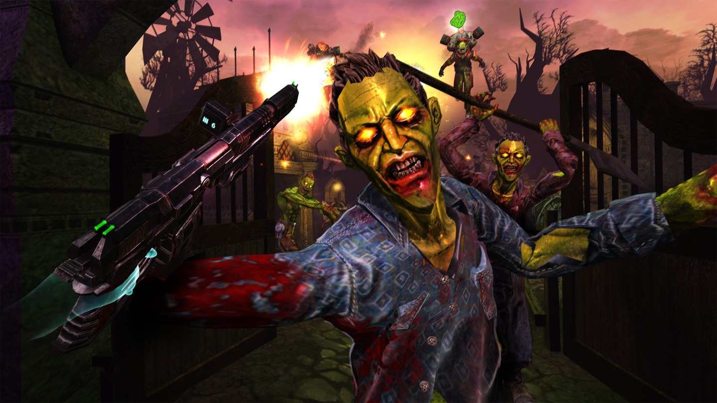 Oculus Quest 游戏《打僵尸:双重打击》Drop Dead: Dual Strike Edition Drop Dead Dual Strike VR Oculus Meta Quest all-in-one shooting game