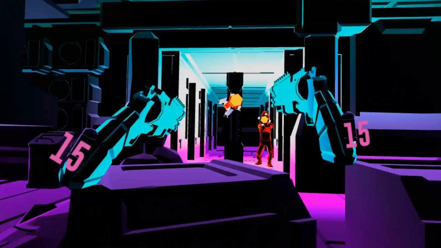 Oculus Quest game "Arcade Shooter" Cybercade Cybercade VR Oculus Meta Quest all-in-one shooting game