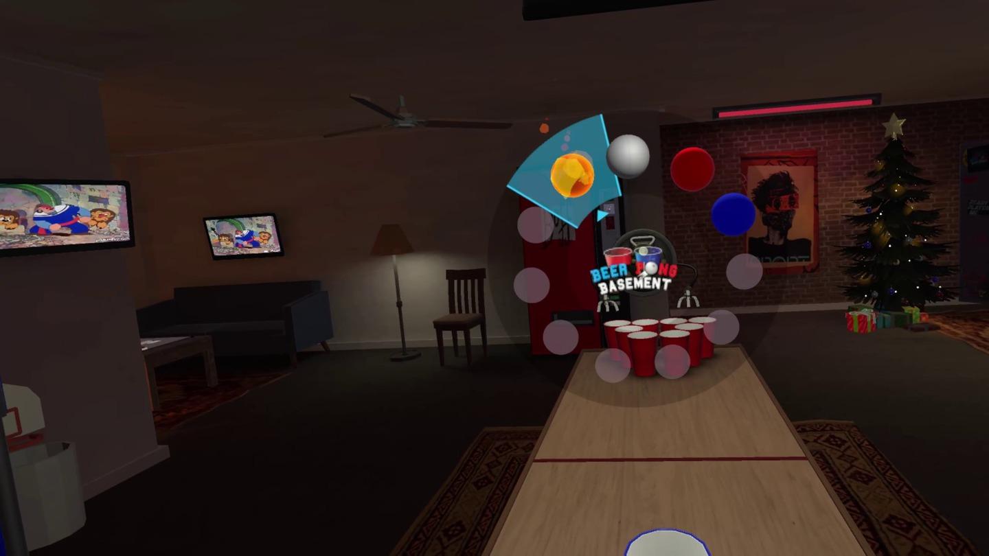 Oculus Quest 游戏《啤酒乒乓球地下室》Beer Pong Basement Beer Pong Basement VR Oculus Meta Quest all-in-one action game