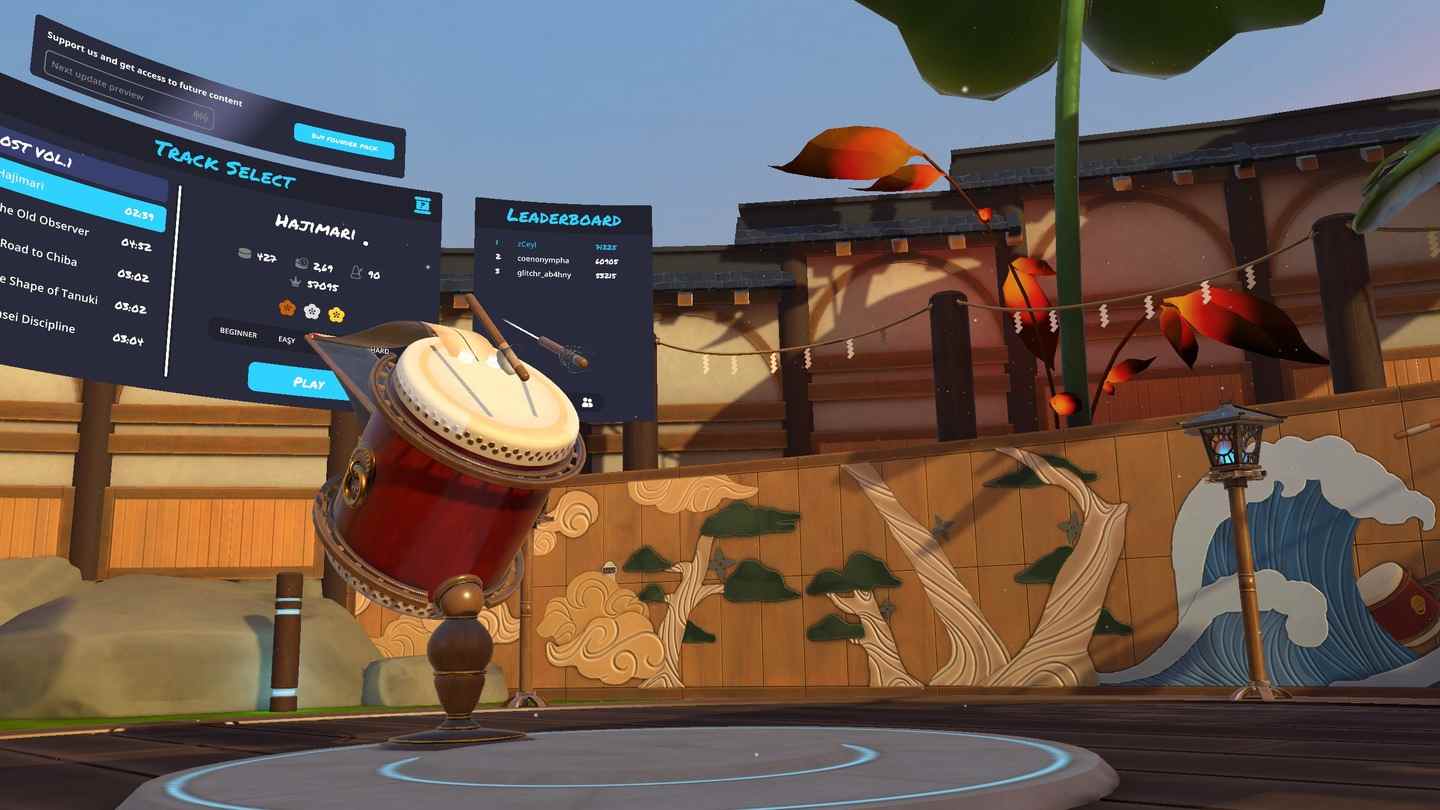 Oculus Quest 游戏《太鼓狂潮》Taiko Frenzy Taiko Frenzy VR Oculus Meta Quest all-in-one musical game