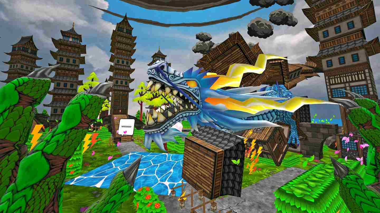 Oculus Quest 游戏《城市怪兽》Block Buster Block Buster-City Monsters VR Oculus Meta Quest all-in-one fighting game