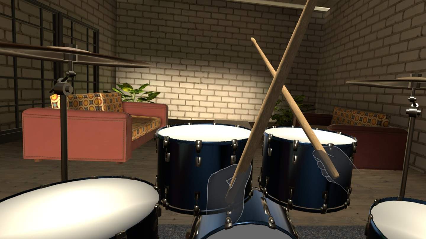 Oculus Quest 游戏《悬空架子鼓》Air Drums Air Drums VR Oculus Meta Quest musical game