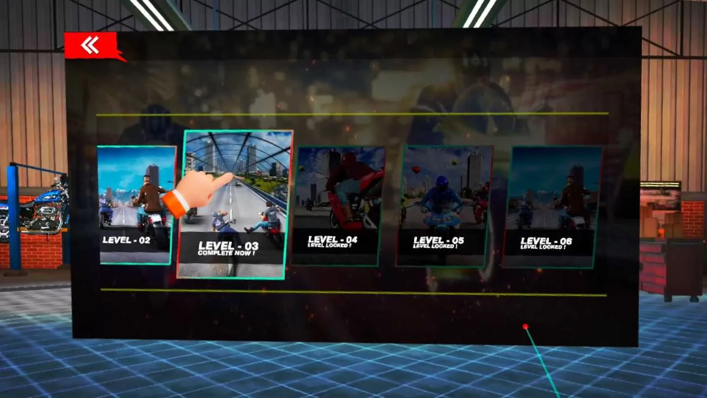 Oculus Quest 游戏《暴力摩托VR》Bike Attack Race – Bike Racing Game Bike Attack Race–Bike Racing VR Oculus Meta Quest racing game