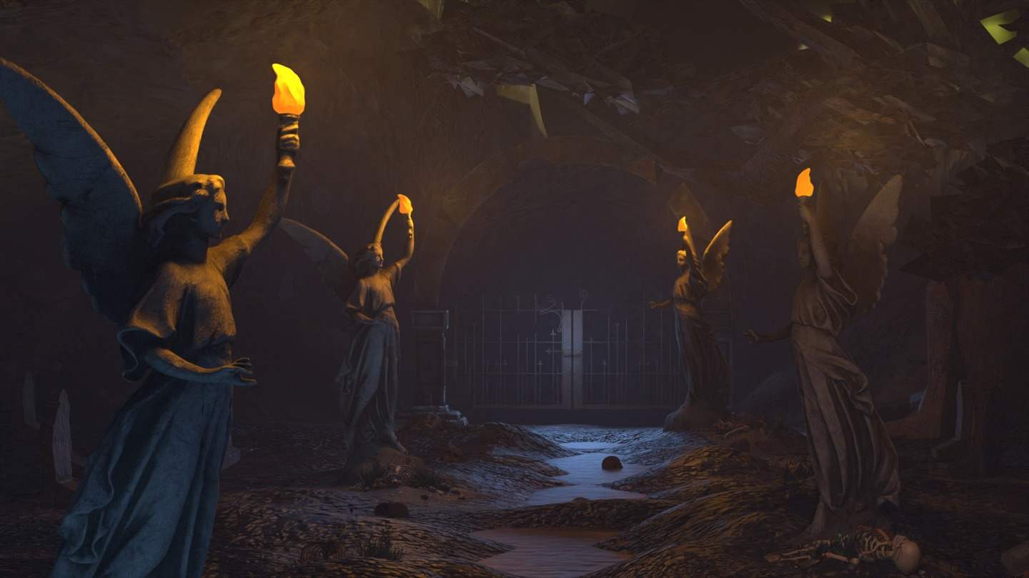 Oculus Quest 游戏《黑暗巢穴》Dark Den Dark Den VR Oculus Meta Quest all-in-one horror game