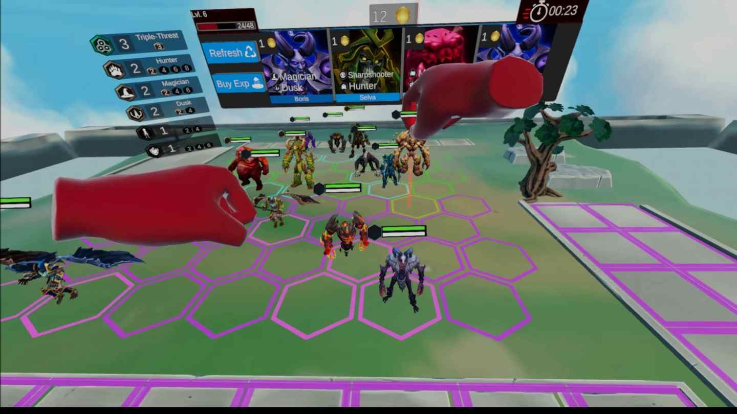 Oculus Quest 游戏《梯形泰坦》Keystone Titans Keystone Titans VR Oculus Meta Quest all-in-one Hand tracking game