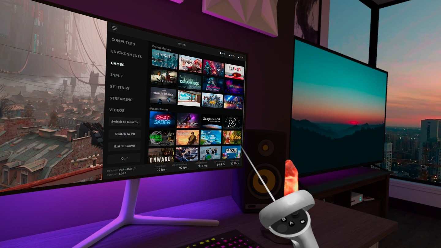 Meta Quest 工具《VD串流工具》Virtual Desktop 破解版 Virtual Desktop cracked version VR Oculus Meta Quest all-in-one streaming