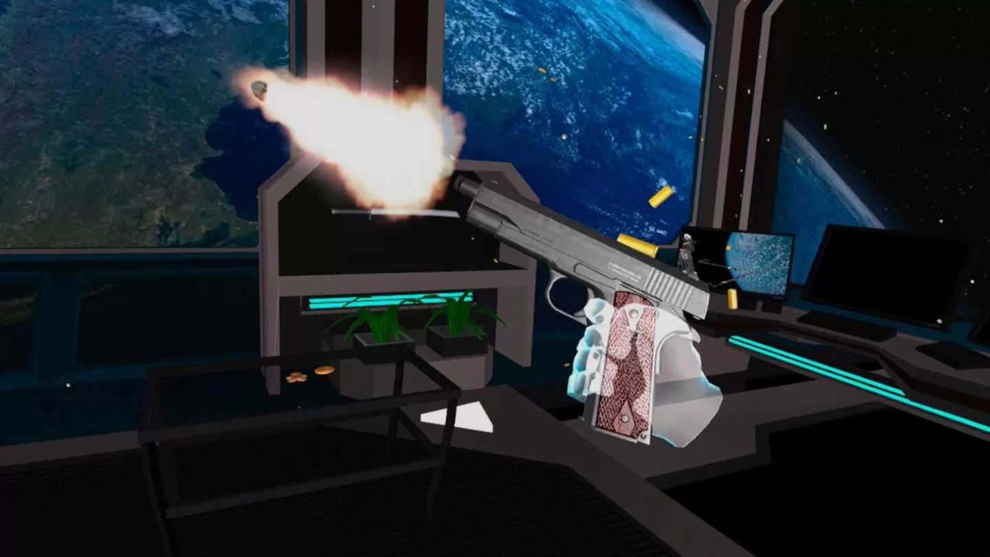 Oculus Quest game "Shooting Simulation" Shooting Therapy Shooting Therapy Oculus Meta Quest VR game