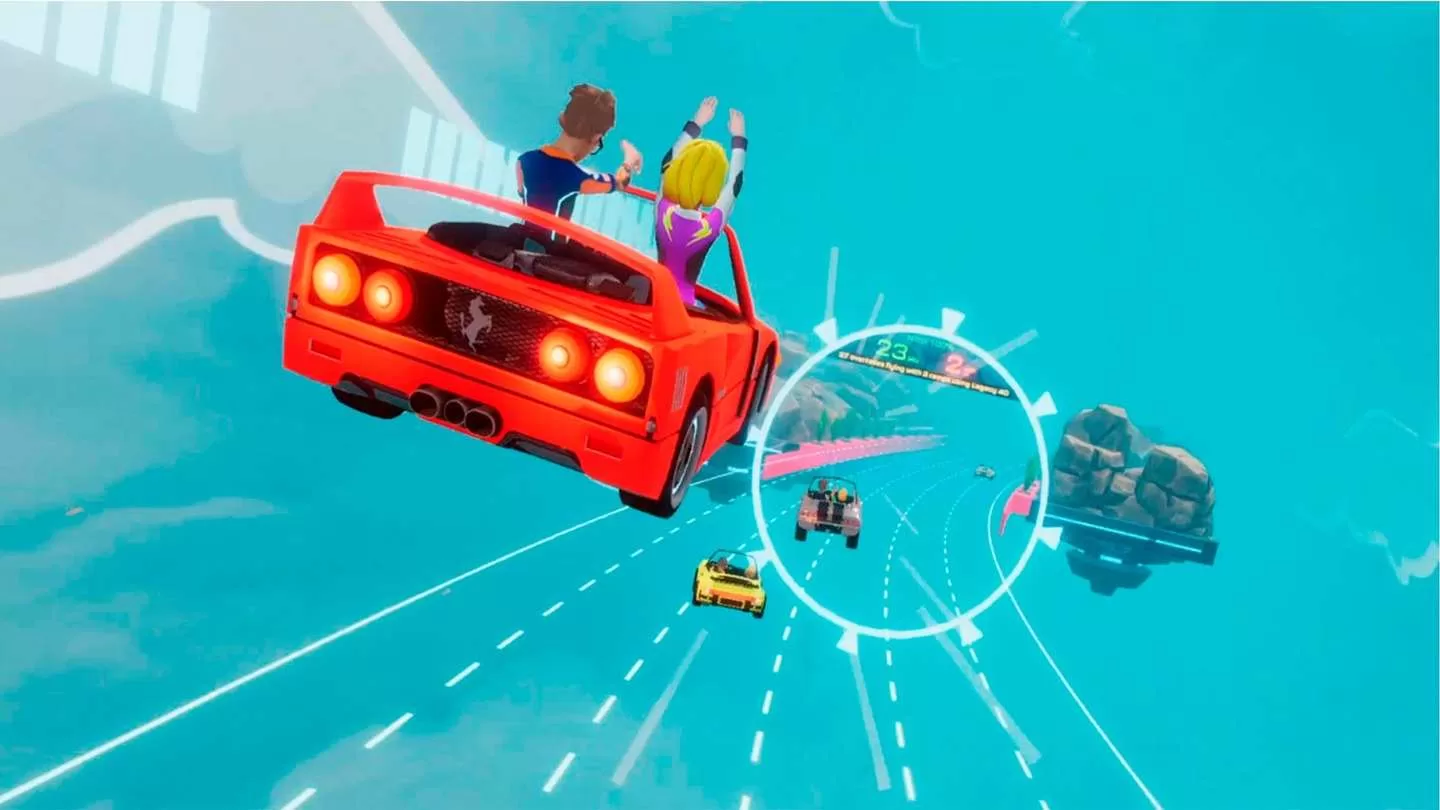 Oculus Quest 游戏《云中赛车》inRun inRun Oculus Meta Quest VR game