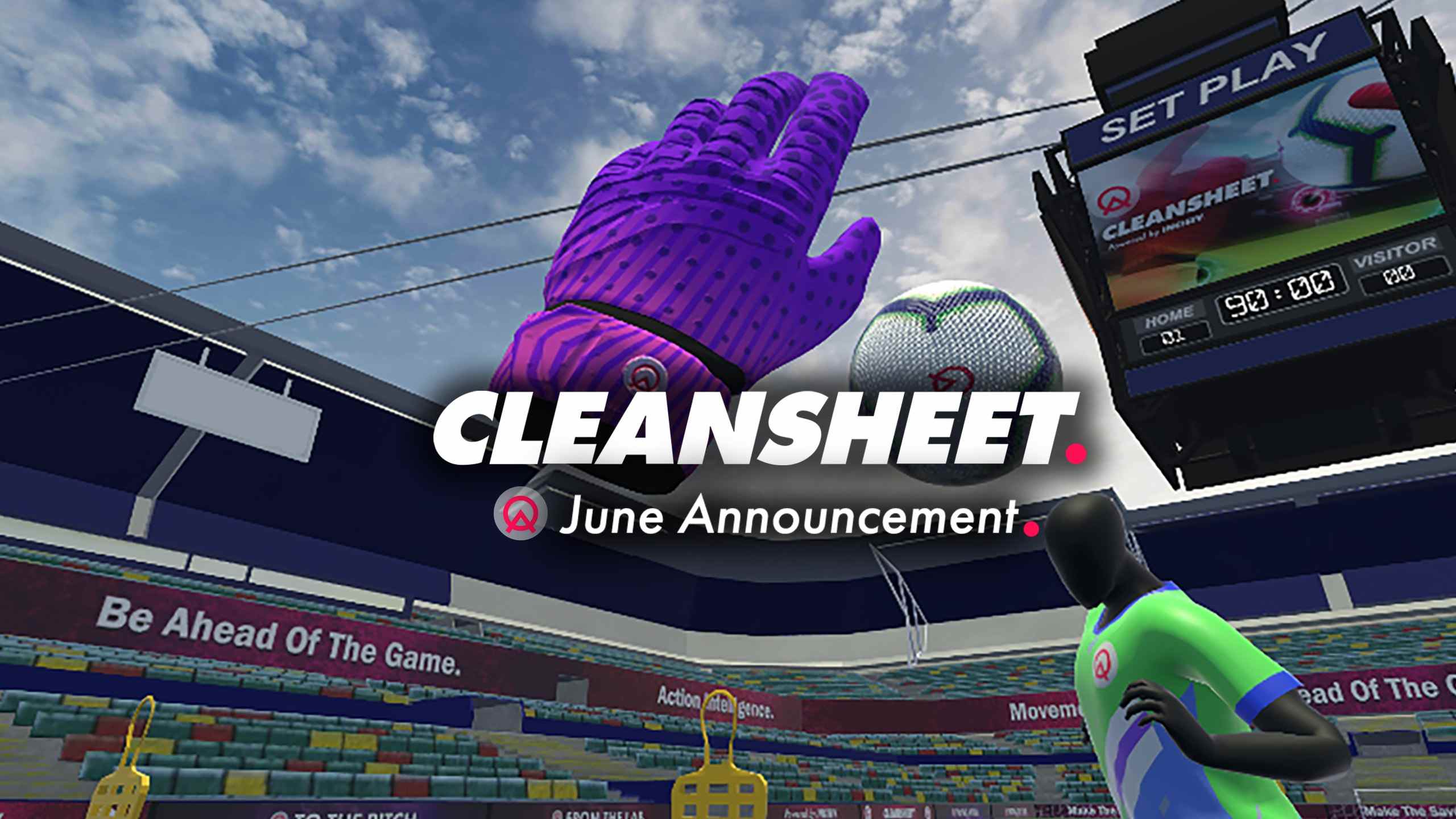 Oculus Quest 游戏《足球守门员》Cleansheet VR Cleansheet VR Oculus Meta Quest all-in-one sports game