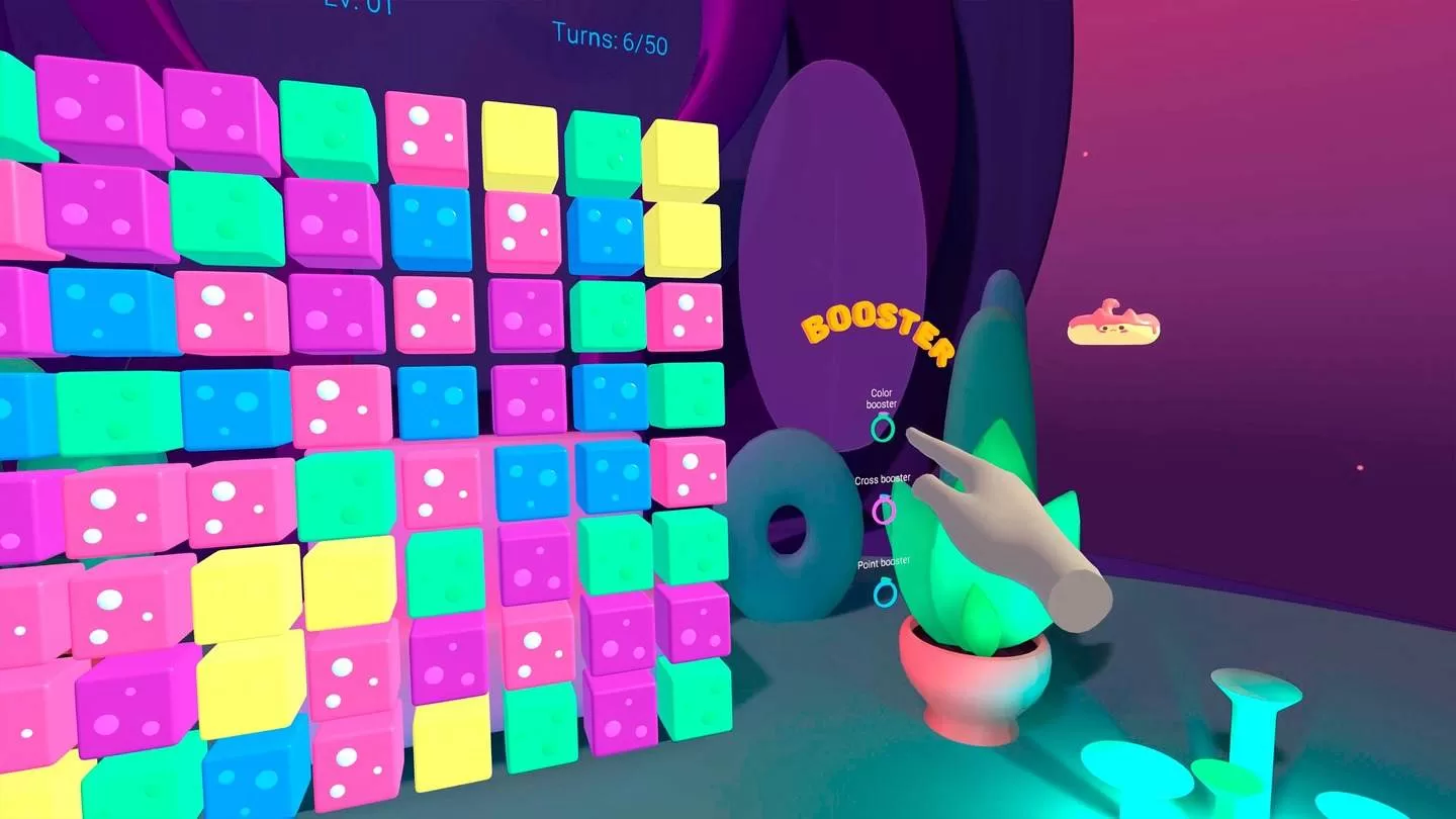 Oculus Quest game "Touch to Match" Touch To Match VR Oculus Meta Quest all-in-one Hand tracking game