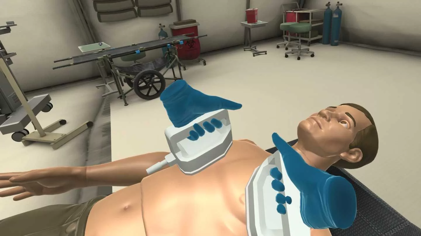 Oculus Quest game "US Army Medical VR Experience" US Army Medical VR Experience U.S. Army Medical VR Experience VR Oculus Meta Quest all-in-one simulation game
