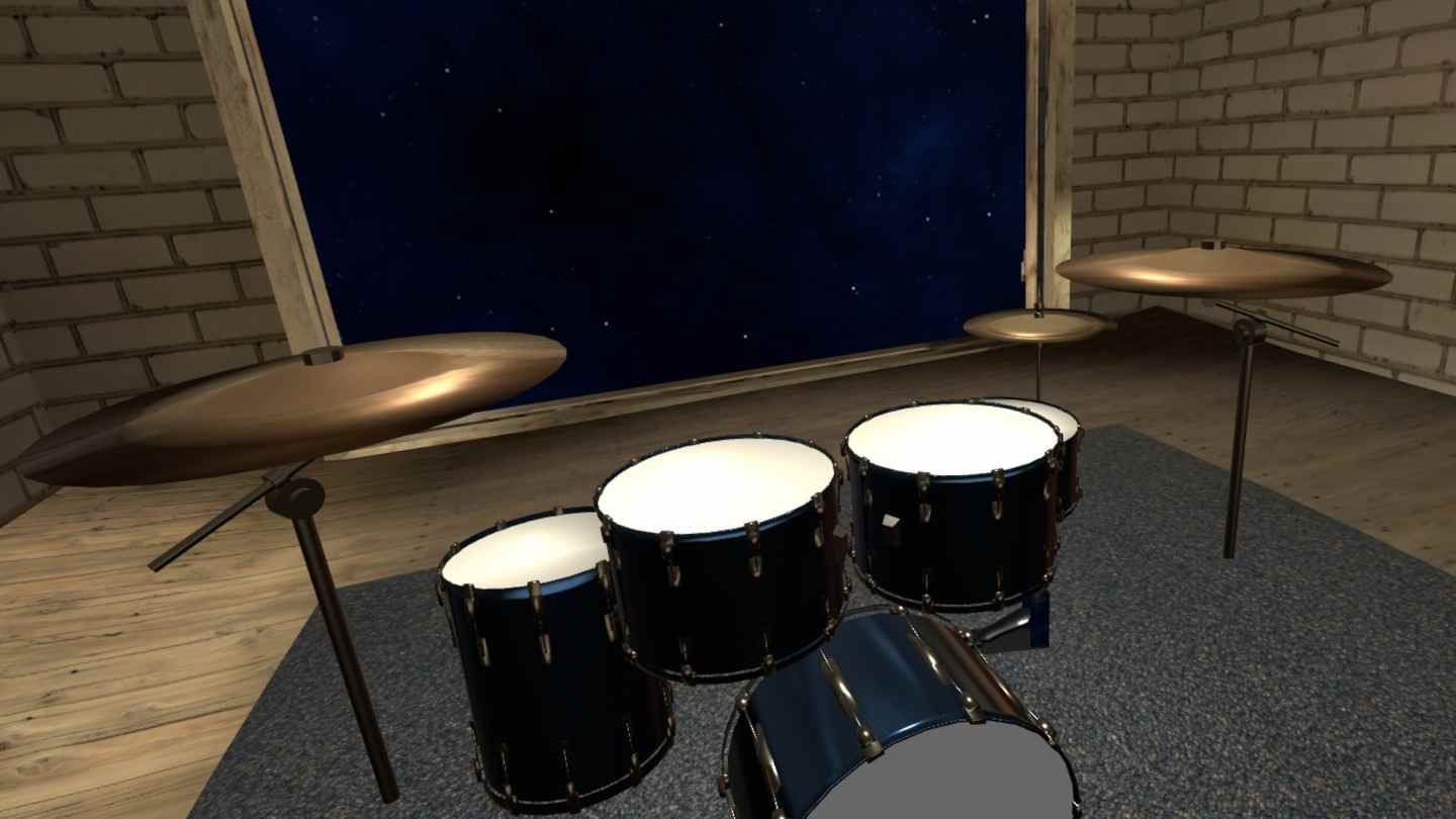 Oculus Quest 游戏《悬空架子鼓》Air Drums Air Drums VR Oculus Meta Quest musical game