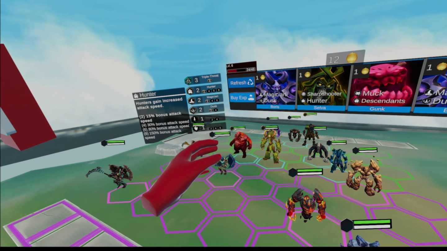 Oculus Quest 游戏《梯形泰坦》Keystone Titans Keystone Titans VR Oculus Meta Quest all-in-one Hand tracking game