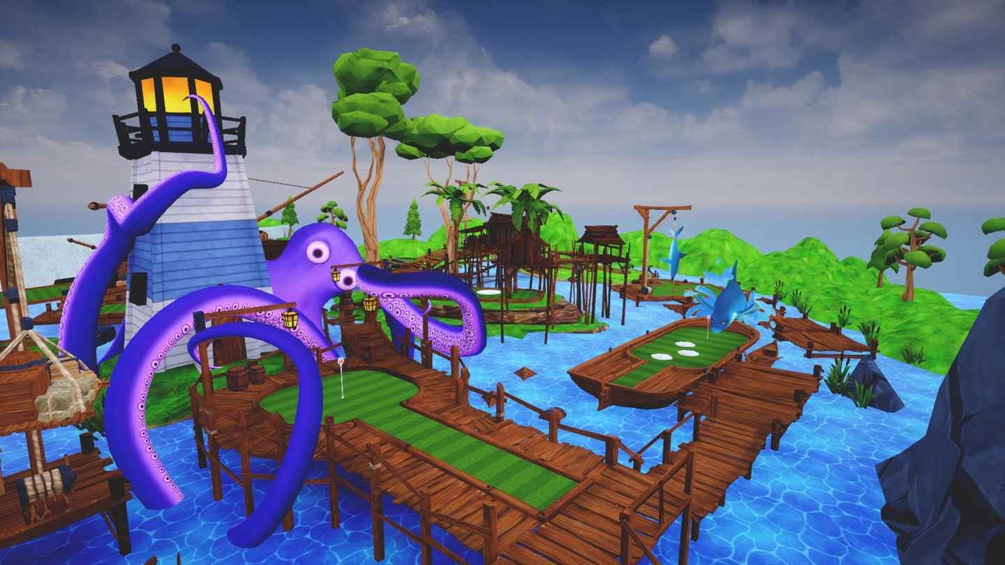 Oculus Quest 游戏《趣味迷你高尔夫》Mini Golf Hustler Mini Golf Hustler VR Oculus Meta Quest leisure game