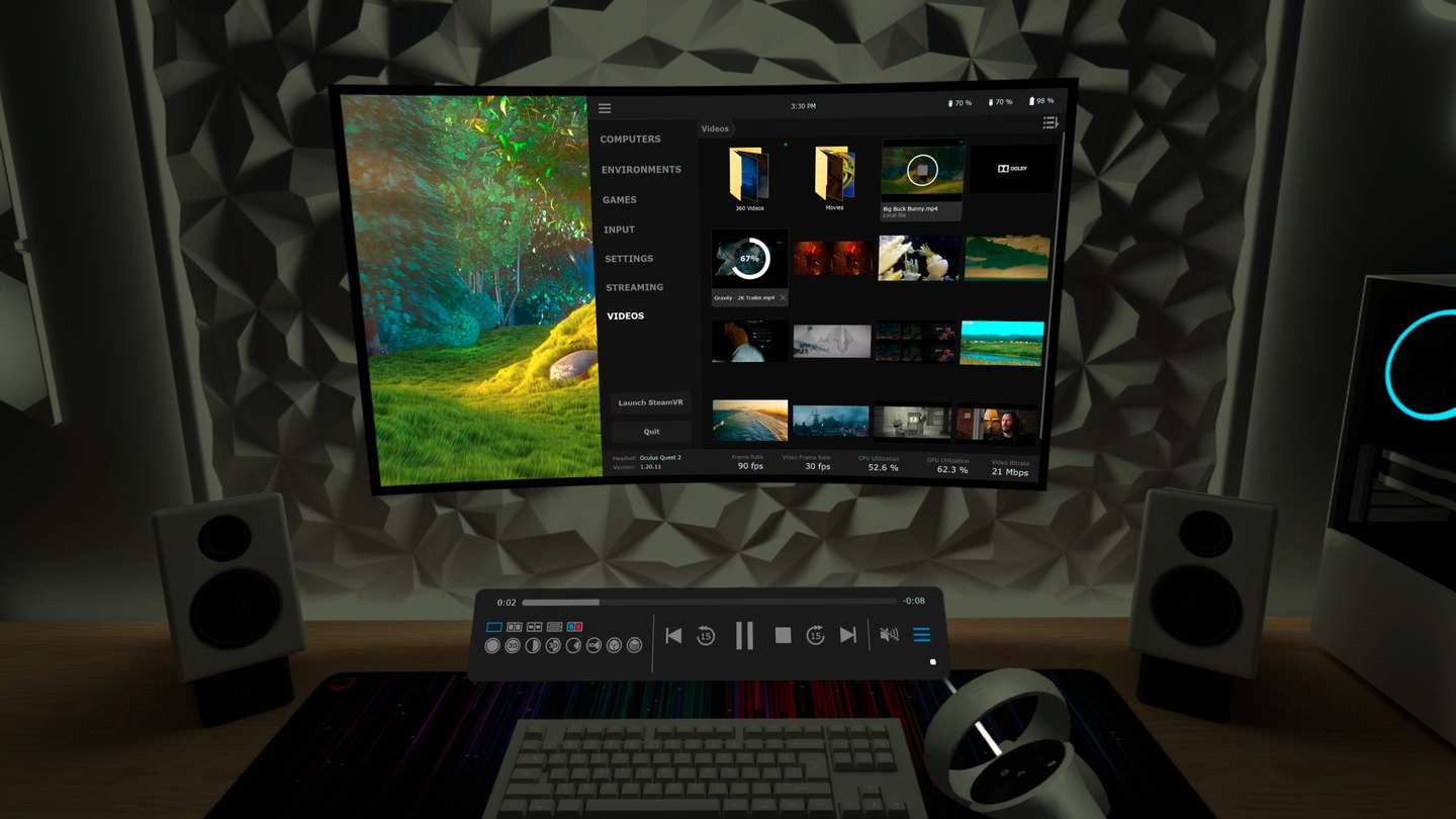 Meta Quest 工具《VD串流工具》Virtual Desktop 破解版 Virtual Desktop cracked version VR Oculus Meta Quest all-in-one streaming