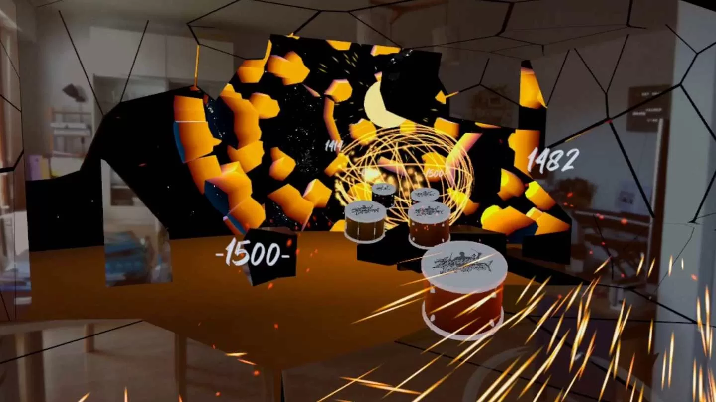 Oculus Quest game Smash Drums VR Smash Drums Oculus Meta Quest VR game