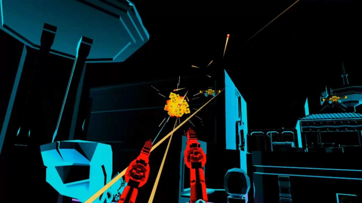 Oculus Quest game "Arcade Shooter" Cybercade Cybercade VR Oculus Meta Quest all-in-one shooting game