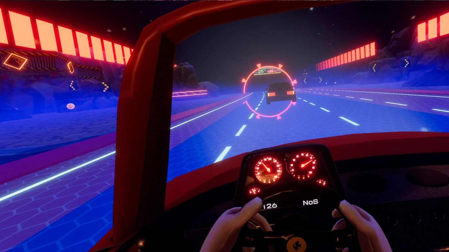 Oculus Quest 游戏《云中赛车》inRun inRun Oculus Meta Quest VR game