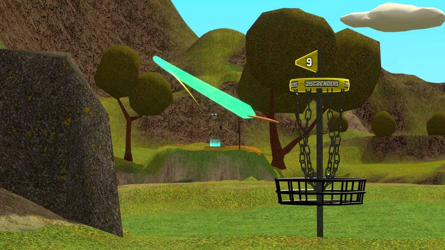 Oculus Quest 游戏《VR飞盘》Disc Benders: Ace Run Disc Benders-Ace Run Frisbee VR Oculus Quest flying game