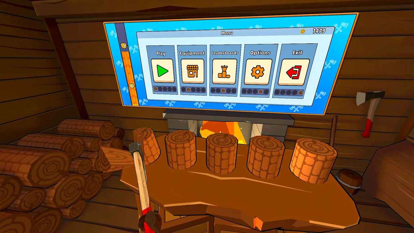 Oculus Quest 游戏《伐木人》TimberManVR Timberman VR Oculus Meta Quest all-in-one action game