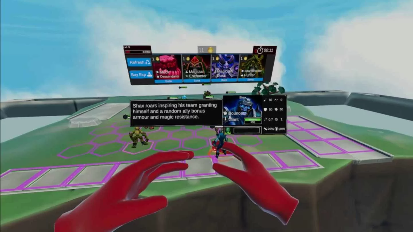 Oculus Quest 游戏《梯形泰坦》Keystone Titans Keystone Titans VR Oculus Meta Quest all-in-one Hand tracking game