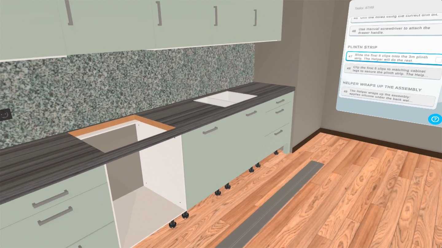 Oculus Quest game "Kitchen Assembly" Kitchen Assembly VR Oculus Meta Quest all-in-one kitchen tools game