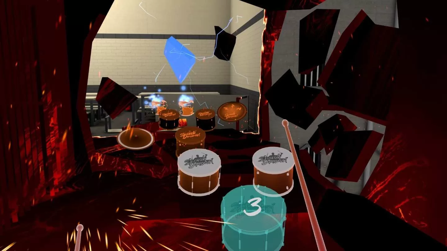 Oculus Quest game Smash Drums VR Smash Drums Oculus Meta Quest VR game