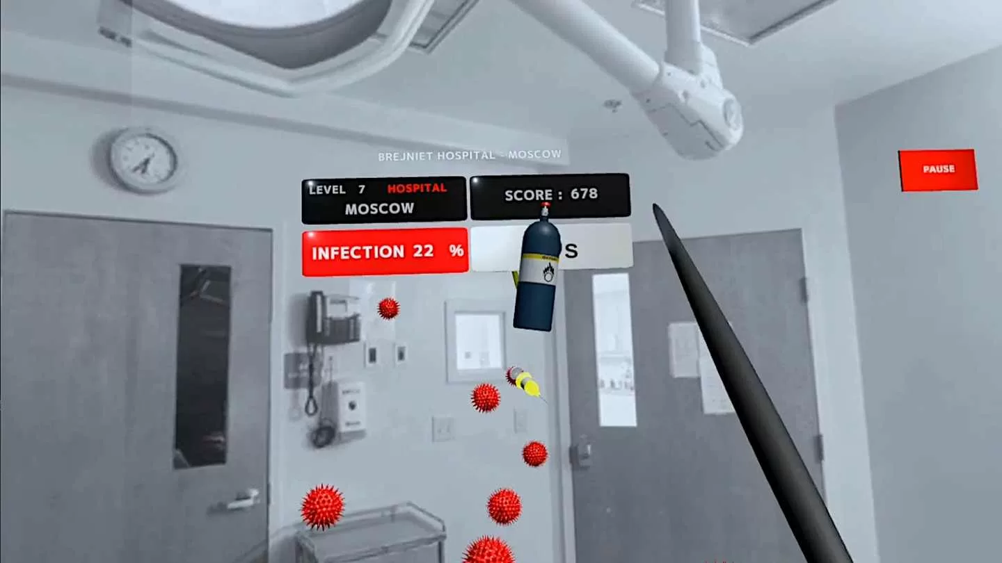 Oculus Quest game "VIRUS NO MORE" eliminates viruses Virus No More-The game Oculus Meta Quest VR game