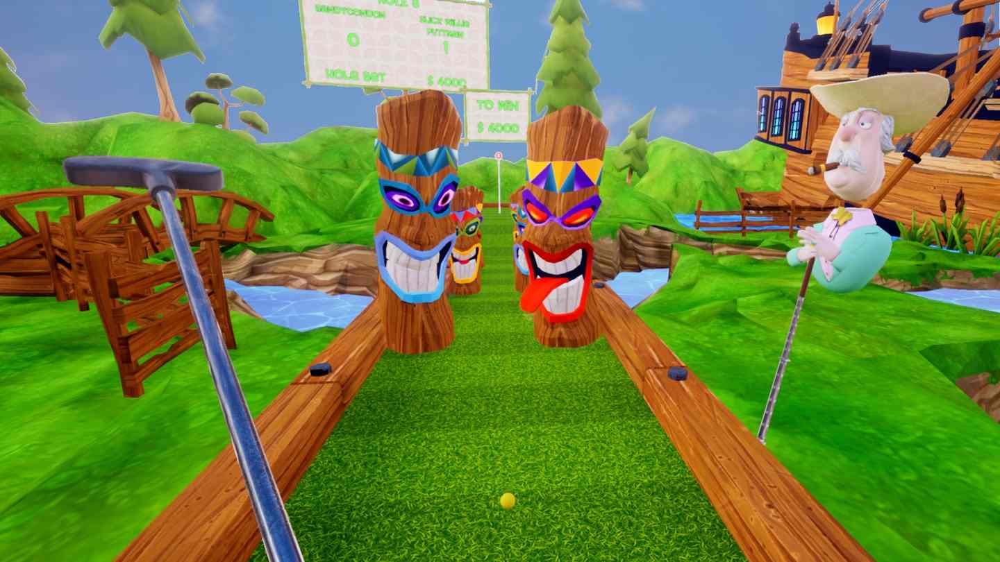 Oculus Quest 游戏《趣味迷你高尔夫》Mini Golf Hustler Mini Golf Hustler VR Oculus Meta Quest leisure game