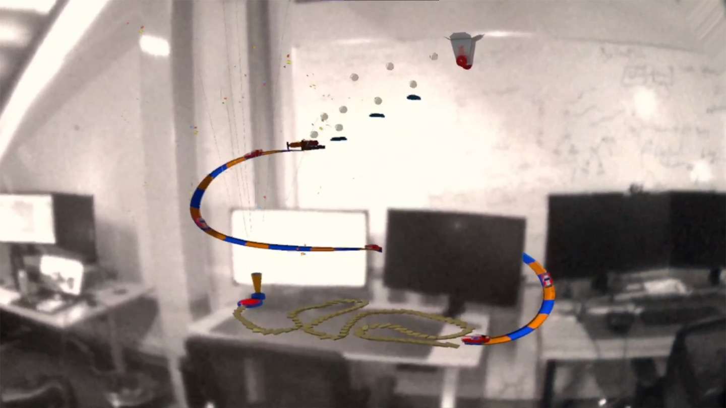 Oculus Quest game "Gizmo Generator" Rube Goldberg Workshop Gizmo Builder Oculus Meta Quest VR game
