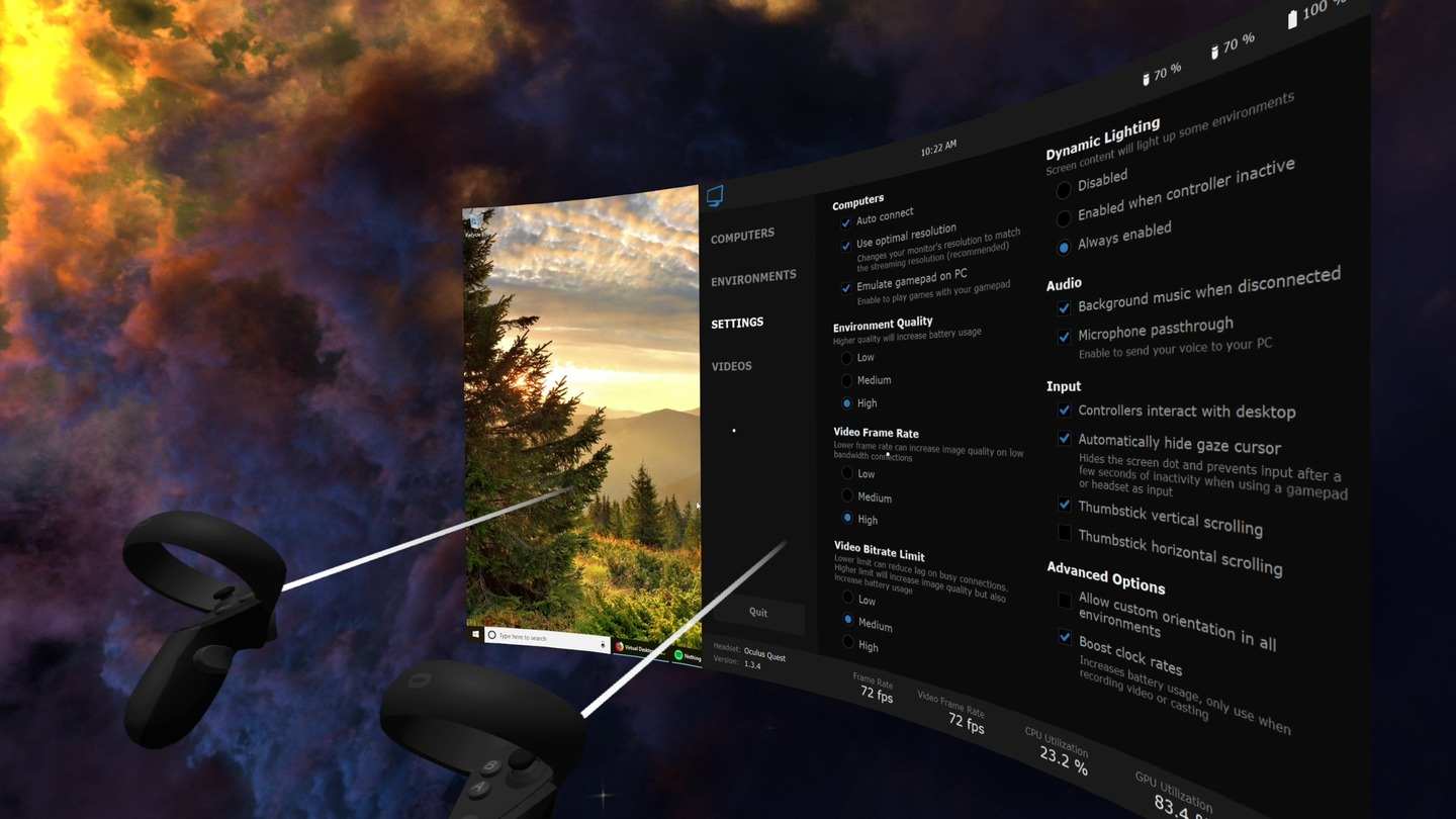Meta Quest 工具《VD串流工具》Virtual Desktop 破解版 Virtual Desktop cracked version VR Oculus Meta Quest all-in-one streaming