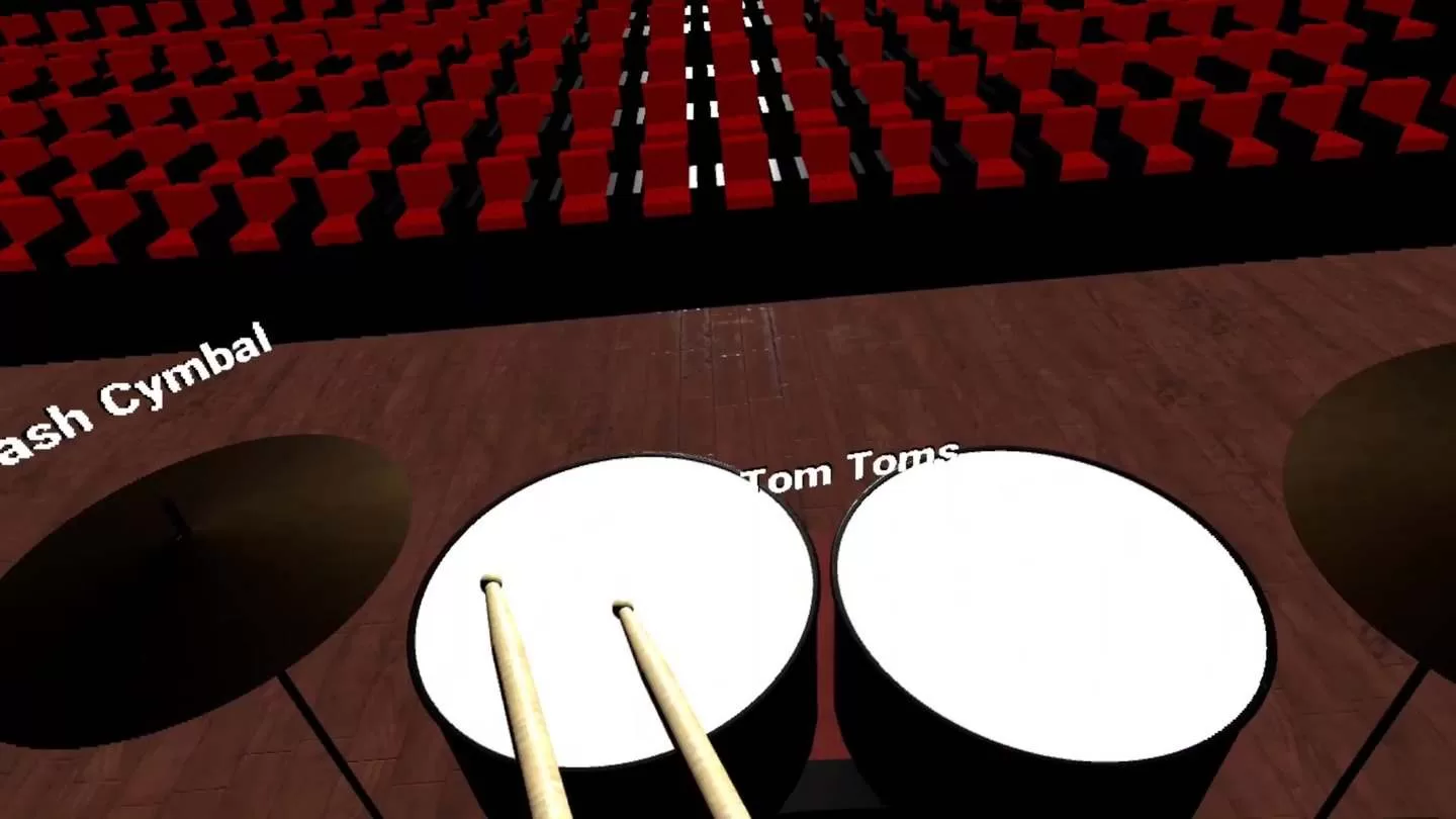 Oculus Quest game "Virtual Drums" Virtual Drums Oculus Meta Quest VR game