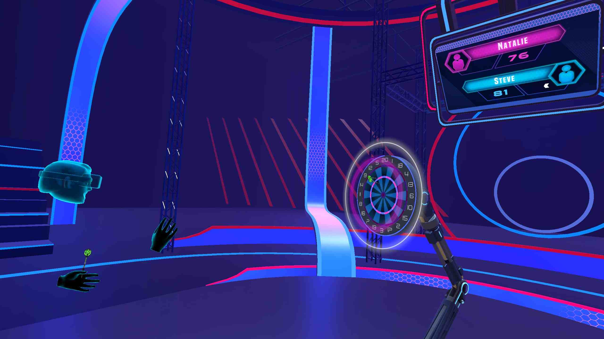 Oculus Quest 游戏《飞镖大战》Darts Battle VR Darts Battle VR Oculus Meta Quest all-in-one sports game