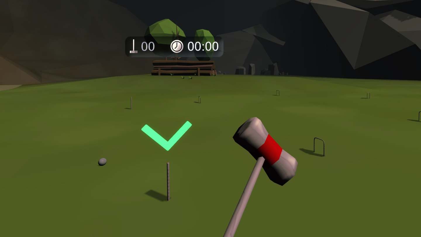 Oculus Quest 游戏《疯狂高尔夫》Crazy Croquet Crazy Croquet VR Oculus Meta Quest all-in-one sports game