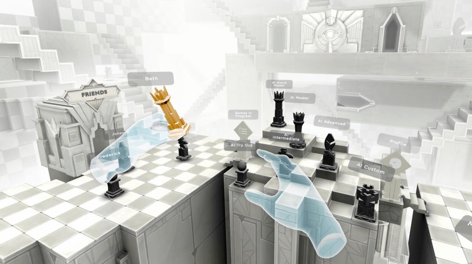Oculus Quest 游戏《国际象棋》Chess Club VR Chess Club VR Oculus Meta Quest game