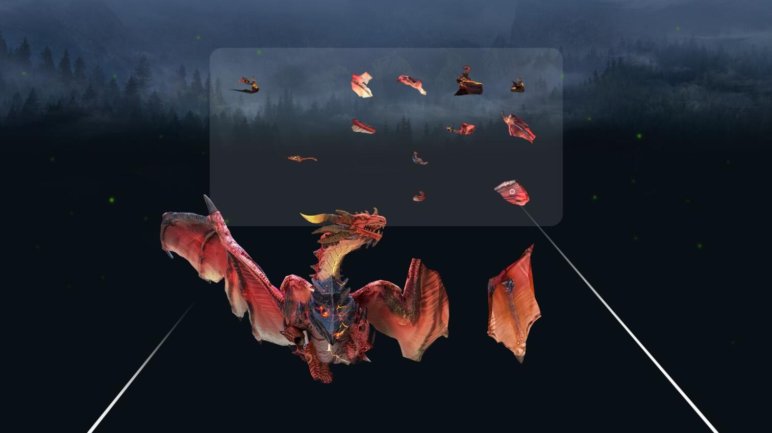 Oculus Quest 游戏《魔法拼图:龙与剑》Magic Puzzle: Dragon & Sword Magic Puzzle Dragon Sword VR Oculus Meta Quest puzzle game