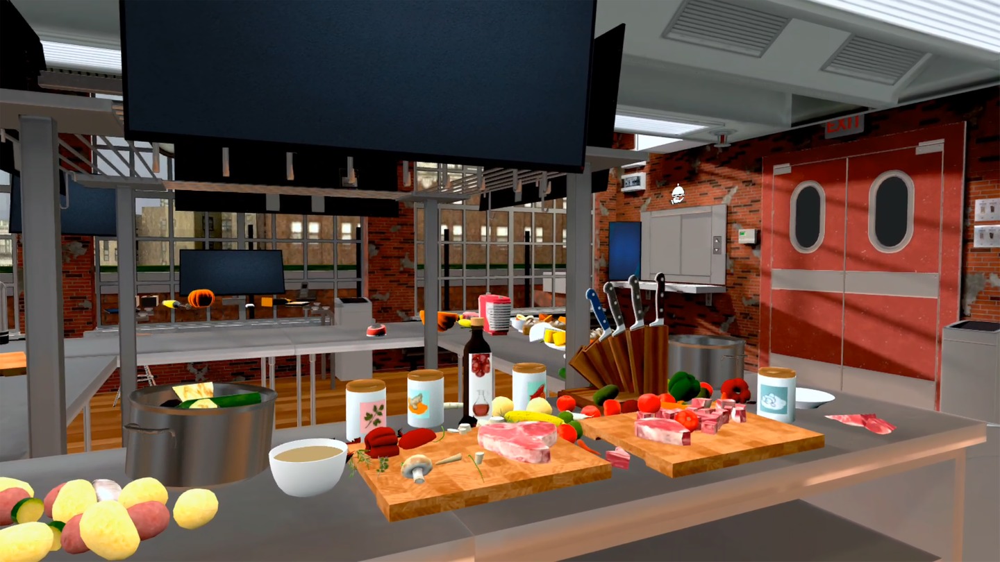 Oculus Quest 游戏《烹饪模拟器VR》Cooking Simulator VR Cooking Simulator VR Oculus Meta Quest all-in-one simulation game