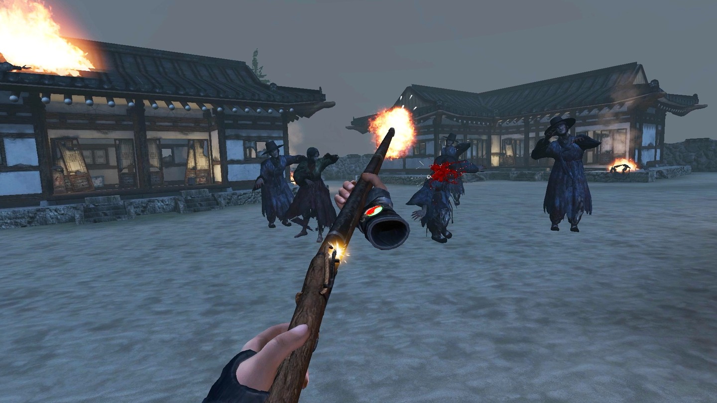 Oculus Quest game "Korean Zombie Defense" Chosun Zombie Defense Chosun Zombie Defense Oculus Meta Quest VR game