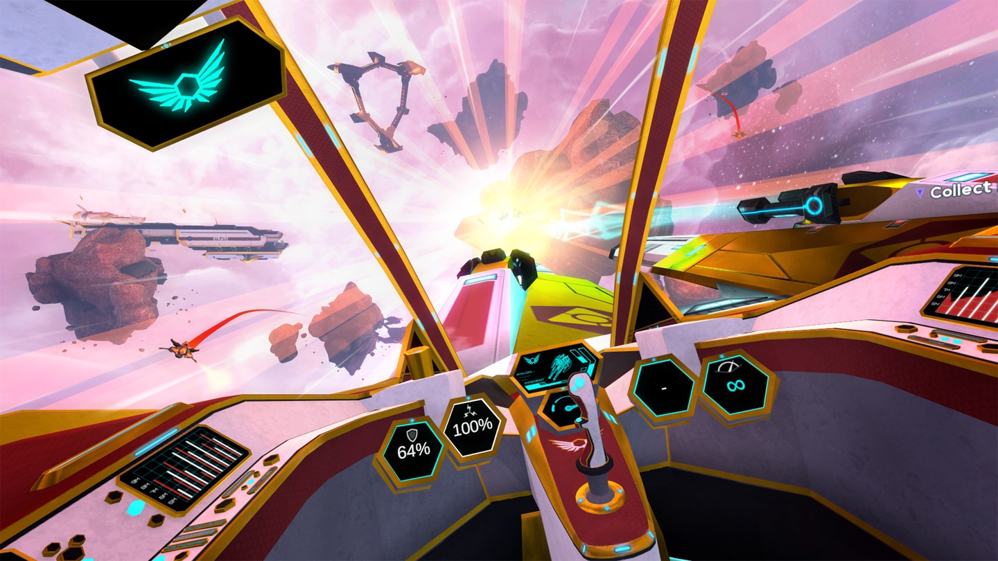 Oculus Quest 游戏《安沙尔2:超速行驶》Anshar 2: Hyperdrive Anshar 2 Hyperdrive VR Oculus Meta Quest all-in-one shooting game