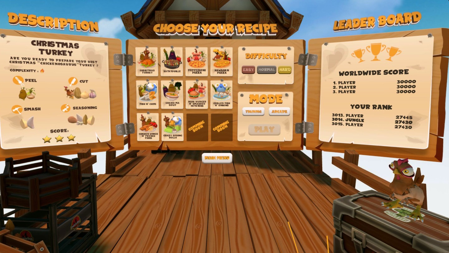 Oculus Quest 游戏《疯狂厨师》Crazy Cook VR Crazy Cook VR Oculus Meta Quest all-in-one simulation game