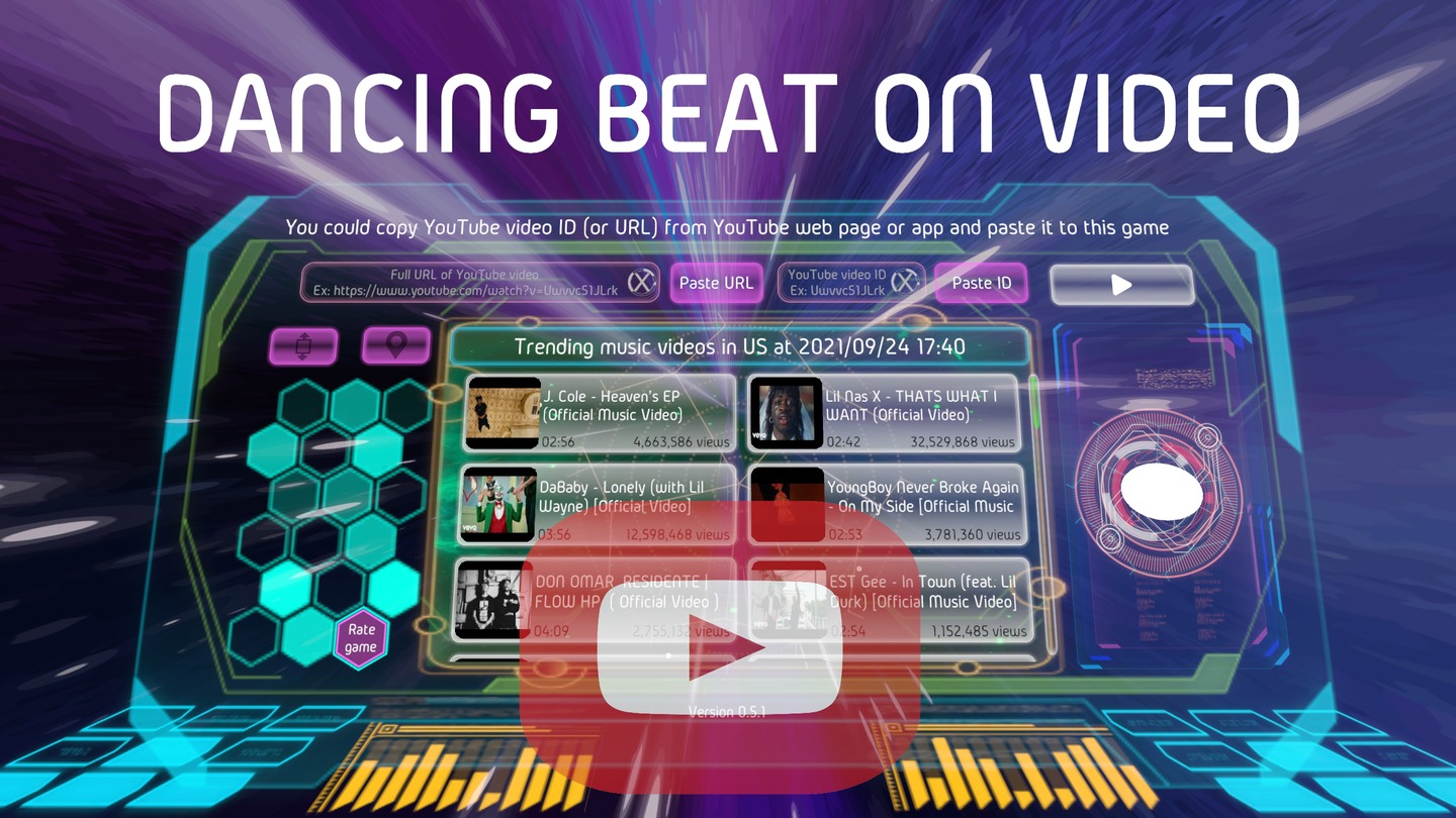 Oculus Quest game Dancing Beat on Video VR Dancing Beat on Video VR Oculus Meta Quest all-in-one musical game
