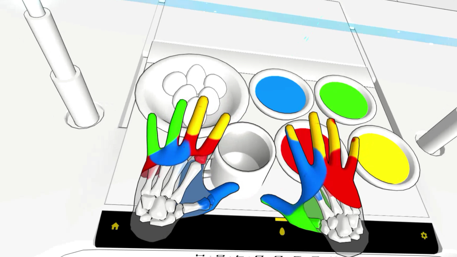 Oculus Quest game "Hand Physics Lab" Hand Physics Lab Oculus Meta Quest VR game