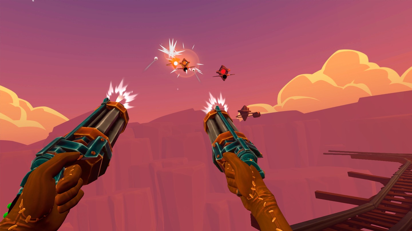 Oculus Quest game "Finger Gun" VR Finger Gun VR Oculus Meta Quest all-in-one shooting game