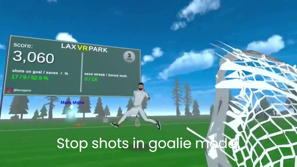 Meta Quest Game "LAX VR" Lacrosse LAX VR lacrosse Oculus Meta Quest VR game